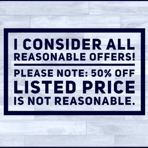 ALL LOWBALL OFFERS WILL BE DECLINED.